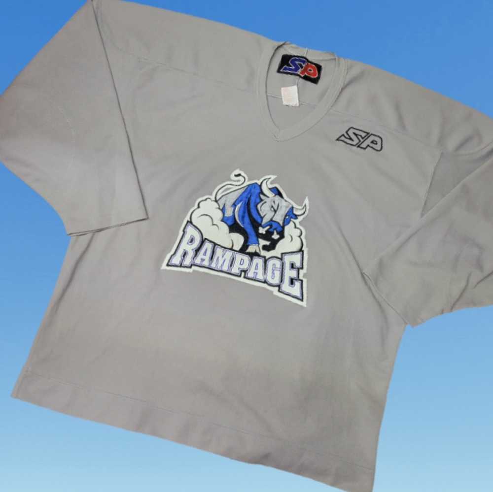 Vintage SP Pro San Antonio Rampage Practice Hockey Jersey Size 56 (A1)